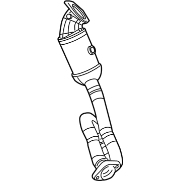 Jeep Wrangler Catalytic Converter - 68085148AH