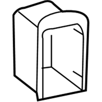 Mopar 5109152AC Bracket-Bumper Bracket 5109152AC Mopar Bracket-Bumper Bracket Illustration 1 of 1