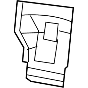 68033996AA Mopar Rear Seat Back Panel Illustration 1 of 1