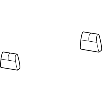 1TX68XDVAA Mopar Second Row Headrest Illustration 1 of 1