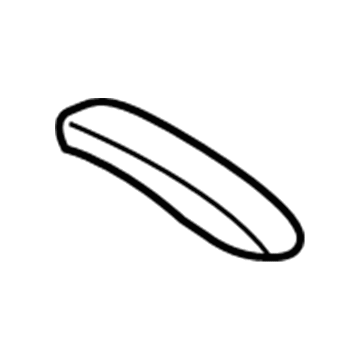 68082502AC Mopar Cover-Side Rail Illustration 1 of 1