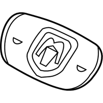 UP99DX9AA Mopar Air Bag Module Cover Illustration 1 of 1