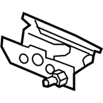 2010 Dodge Caliber Door Hinge - 4589530AA