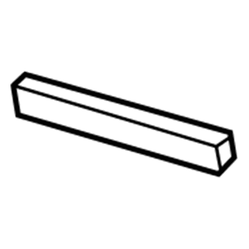 5074507AB Mopar WEATHERSTRIP-Hood To Radiator Illustration 1 of 1