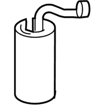 2005 Jeep Liberty A/C Accumulator - 55037470AD