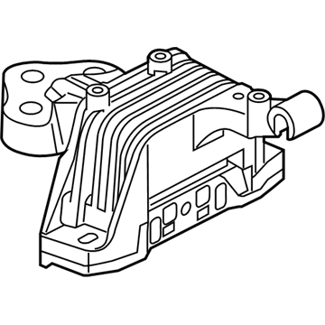 68224907AE Mopar ISOLATOR-Transmission Mount Illustration 1 of 1