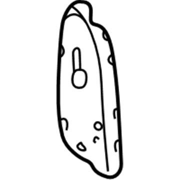 Mopar 5GK19XDVAD Fuse Access Cover 5GK19XDVAD Mopar Fuse Access Cover Illustration 1 of 1