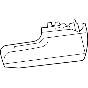 1GA13DK5AC Mopar Steering Column Shroud Illustration 1 of 1