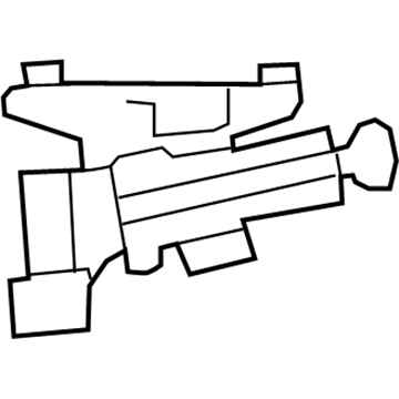68020923AA Mopar Housing-Ignition Switch Illustration 1 of 1