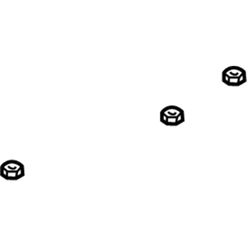 5019267AA Mopar Hexagon Nut Illustration 1 of 1