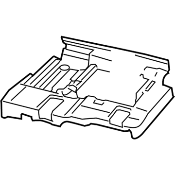 1LL42DX9AA Mopar Seat Cushion Shield Illustration 1 of 1