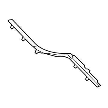 1DX70DX9AB Mopar Scuff Panel Illustration 1 of 1