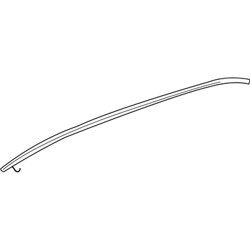 WU04RXFAF Mopar Roof Molding Illustration 1 of 1