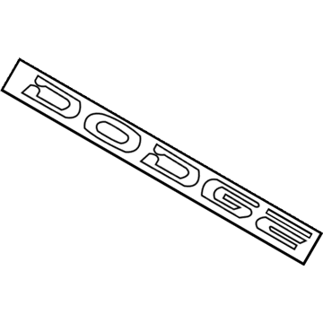 5152002AA Mopar Nameplate Illustration 1 of 1