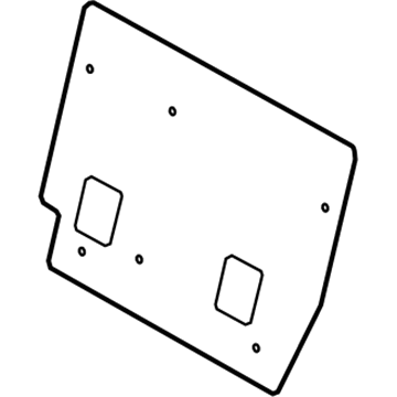 68086217AB Mopar Seat Back Panel Illustration 1 of 1