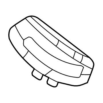 5SZ63PS4AA Mopar Seat Belt Bezel Illustration 1 of 1