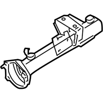 2006 Chrysler Crossfire Steering Column Cover - 5099398AA