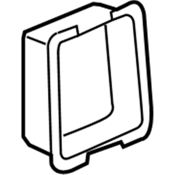 55197321AC Mopar Seat Belt Retractor Shield Illustration 1 of 1