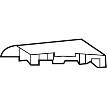 68012800AA Mopar Floor Duct Illustration 1 of 1