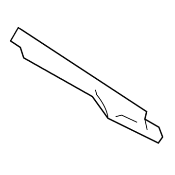 68012798AA Mopar Floor Duct Illustration 1 of 1