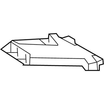 68012801AA Mopar Duct-Floor Illustration 1 of 1