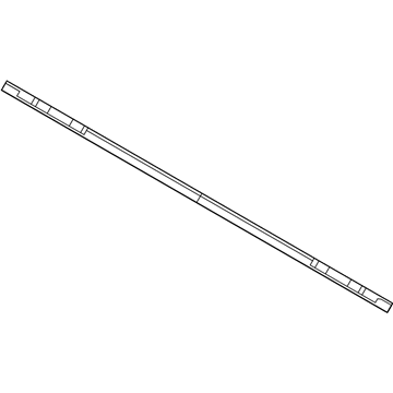 68166526AA Mopar Slide-Window Glass Illustration 1 of 1