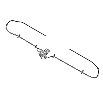 68054772AB Mopar CABLEASSY-Power Sliding BACKLITE Illustration 1 of 1