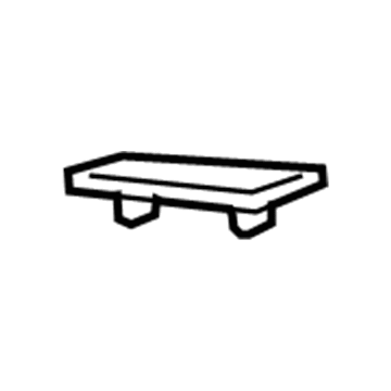 Mopar 1KQ761DVAA Bezel 1KQ761DVAA Mopar Bezel Illustration 1 of 1