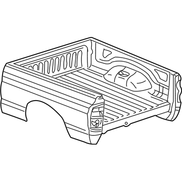 5127204AD Mopar Pickup Box Illustration 1 of 1