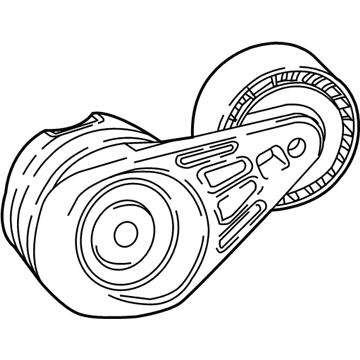4893759AB Mopar PULLEY-Belt Illustration 1 of 1