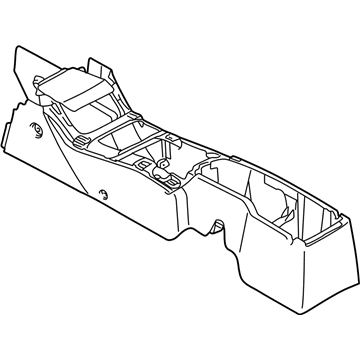 2002 Chrysler Sebring Center Console Base - MR621745