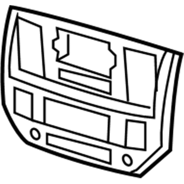 1BN391Z2AB Mopar Instrument Panel Bezel Illustration 1 of 1