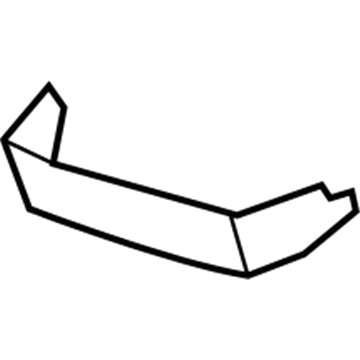 5JU32XDHAB Mopar Instrument Panel Brace Cover Illustration 1 of 1