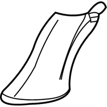 RT58BD1AF Mopar Molding C Pillar Illustration 1 of 1