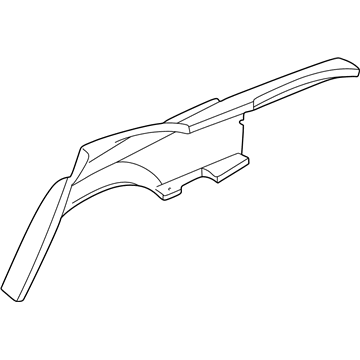 4575441AH Mopar Quarter Panel Illustration 1 of 1