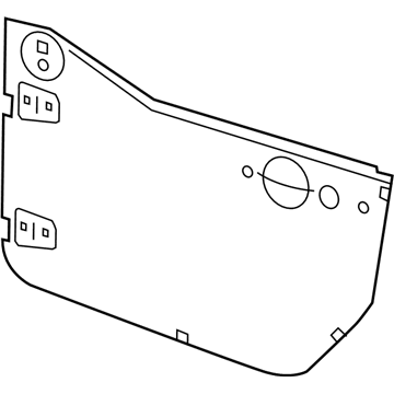 55395432AB Mopar Panel-Front Half Door Outer Illustration 1 of 1