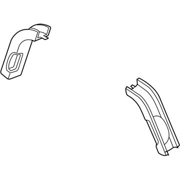 XC03XDHAA Mopar Center Pillar Cover Illustration 1 of 1