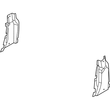 5067431AC Mopar Quarter Inner Panel Illustration 1 of 1