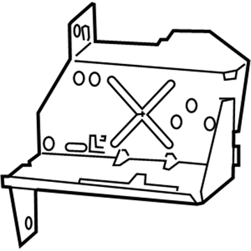 52059627AB Mopar Vapor Canister Bracket Illustration 1 of 1