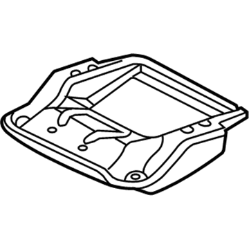 Mopar 5143246AA Rear Seat Cushion Frame 5143246AA Mopar Rear Seat Cushion Frame Illustration 1 of 1
