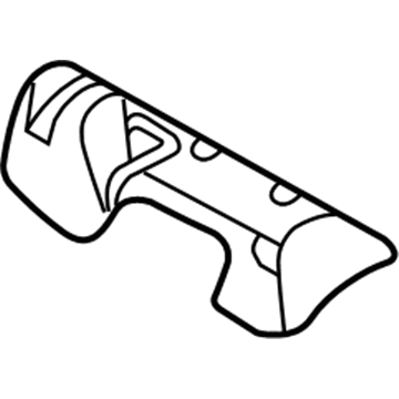 YM621DVAA Mopar Seat Cushion Shield Illustration 1 of 1