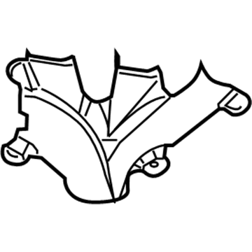 Dodge Grand Caravan Exhaust Heat Shield - 4666090AC