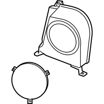 2010 Jeep Wrangler Car Speakers - 1CW46XDVAF