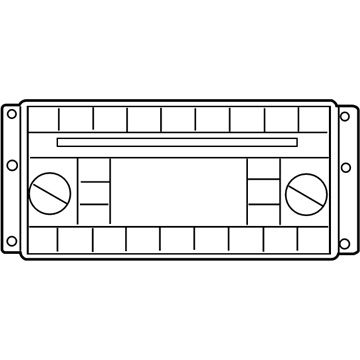 Mopar 5064948AH Radio-Multi Media 5064948AH Mopar Radio-Multi Media Illustration 1 of 1
