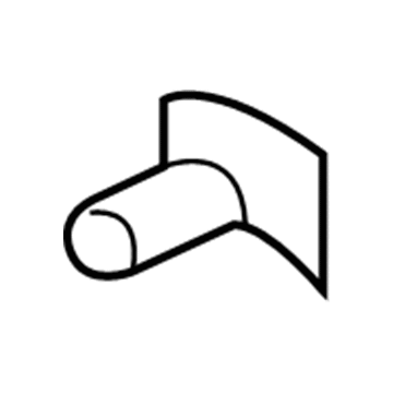 Mopar MB326033 Bumper-Glove Box Door MB326033 Mopar Bumper-Glove Box Door Illustration 1 of 1