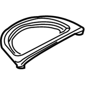 5104268AA Mopar Instrument Panel Bezel Illustration 1 of 1