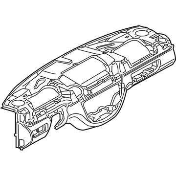 5122362AA Mopar Instrument Panel Illustration 1 of 1