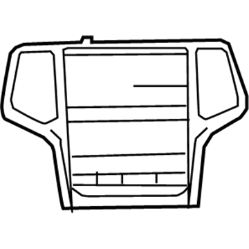 Mopar 1TG01GFAAC Instrument Panel Bezel 1TG01GFAAC Mopar Instrument Panel Bezel Illustration 1 of 1