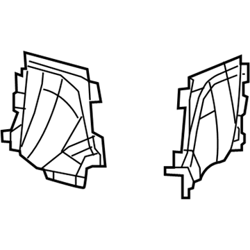 Mopar 1TG13HL1AA Lower Instrument Panel 1TG13HL1AA Mopar Lower Instrument Panel Illustration 1 of 1