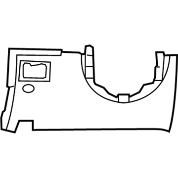 1TF85HL1AB Mopar Steering Column Opening Panel Illustration 1 of 1